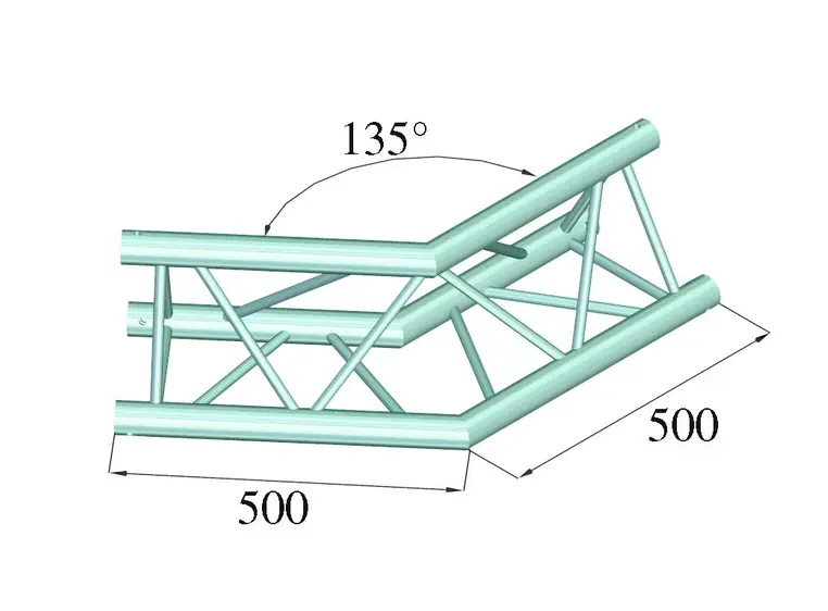 ALUTRUSS TRILOCK 6082AC-23 2-way corner 135° 